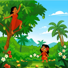 Load image into Gallery viewer, Fruit Stand in Samoa (Samoan & English) Hardcover Children’s Book