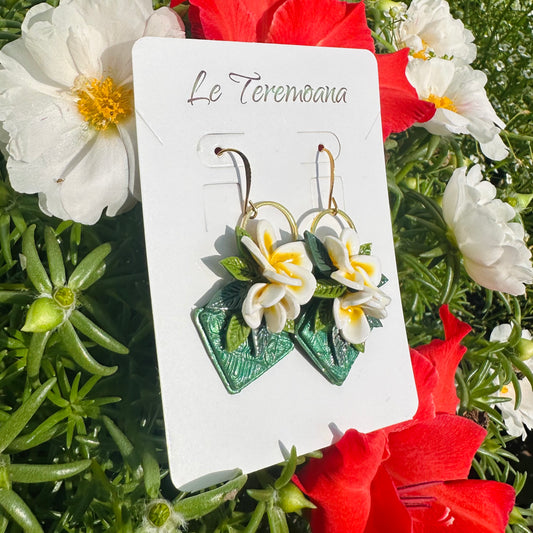 Handmade Double Pua Earrings