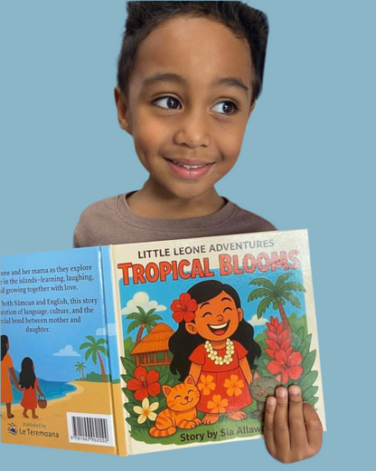 Tropical Blooms (Sāmoan & English)