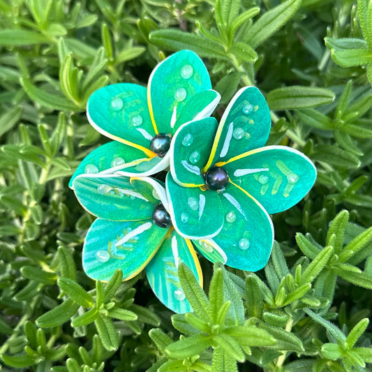 Hand-painted Triple Pua