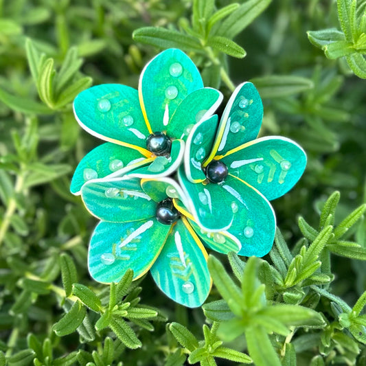 Hand-painted Triple Pua