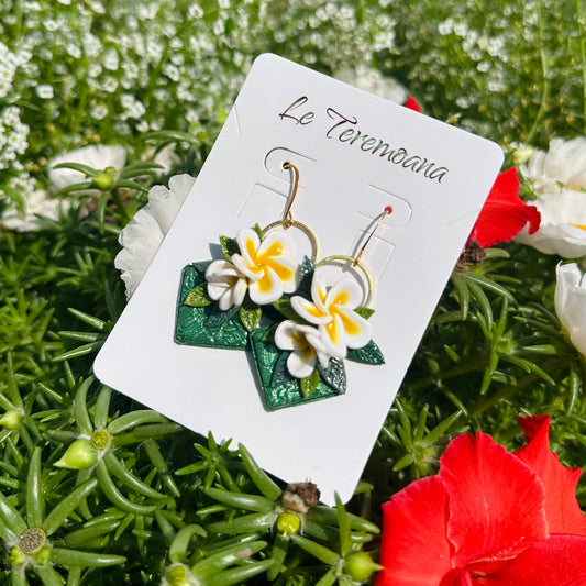 Handmade Double Pua Earrings