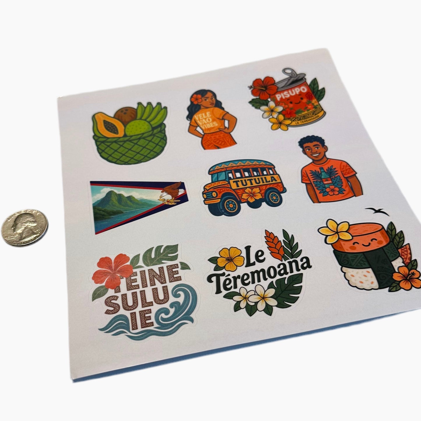 Le Teremoana Sticker Sheet