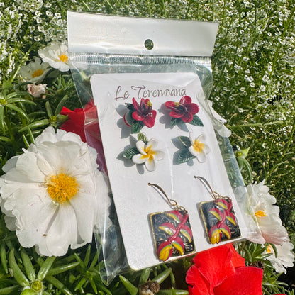 Handmade Trio Earrings