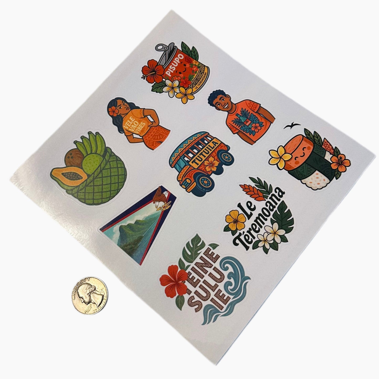 Le Teremoana Sticker Sheet