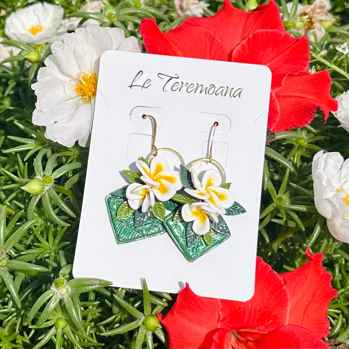 Handmade Double Pua Earrings