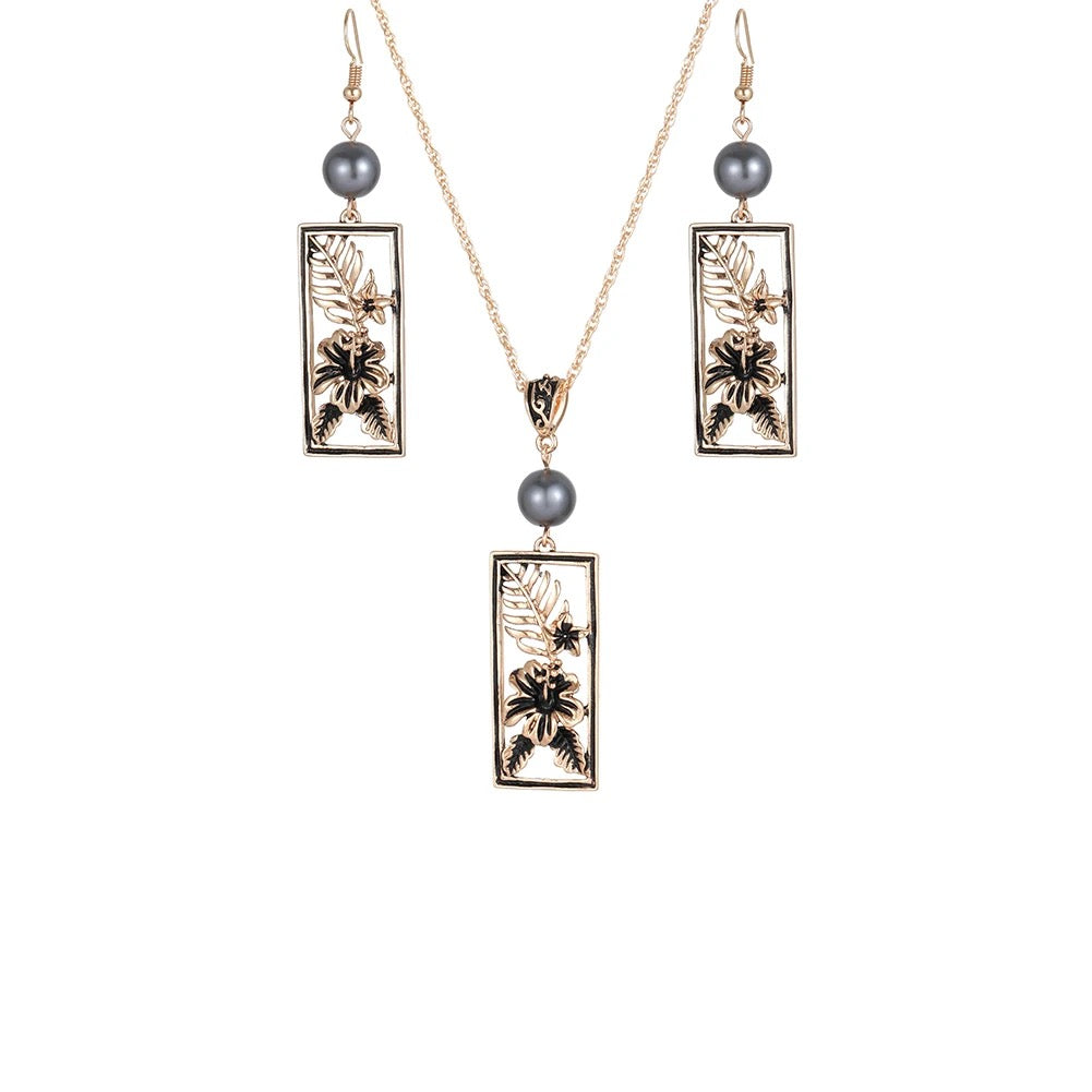Lei Aloha Necklace Set